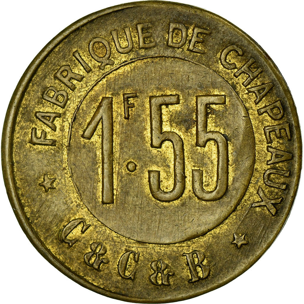 Coin, France, Fabrique de chapeaux, C. & C. & B., Corbeilles-Essonnes, 1.55