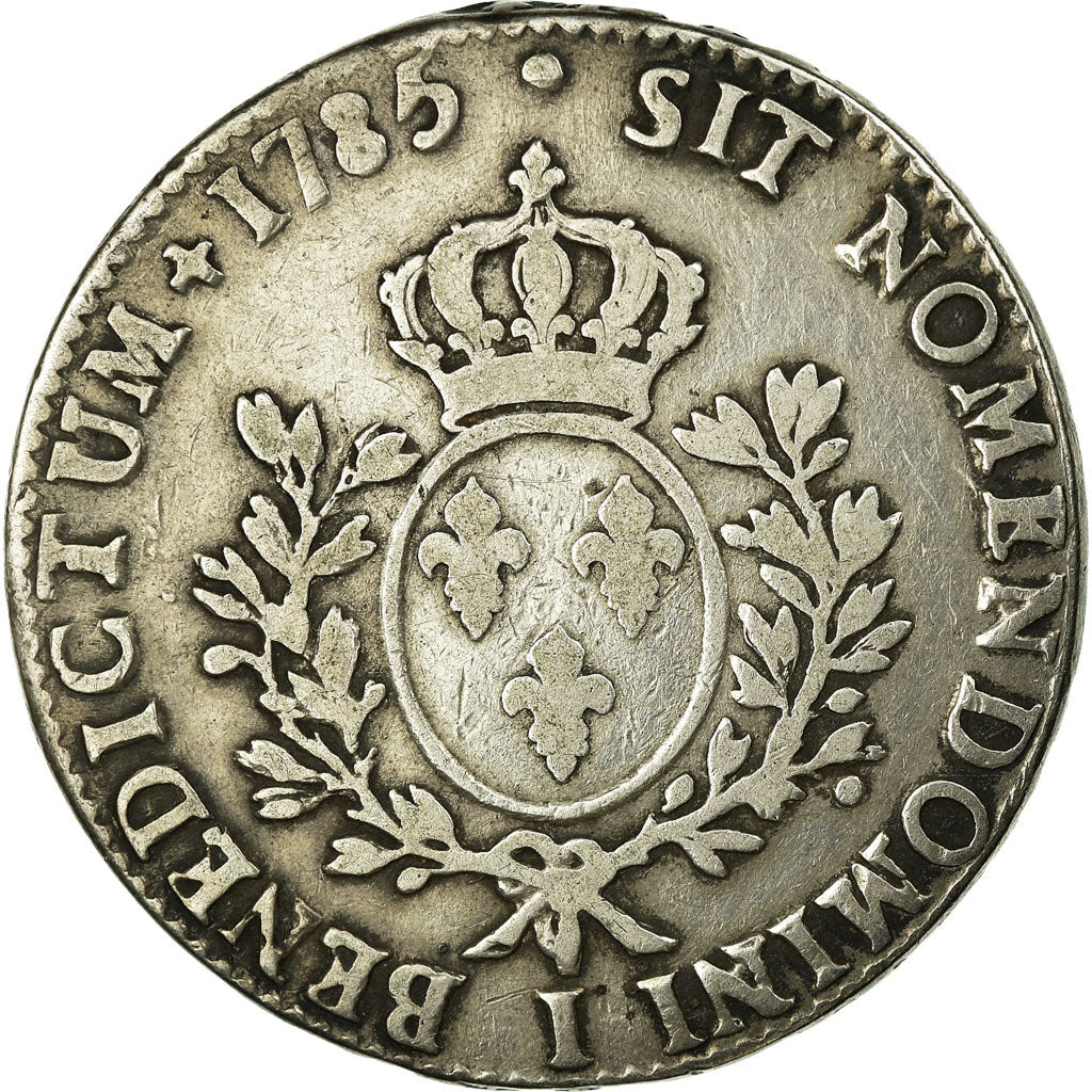 Moeda, França, Louis XVI, Ecu aux branches d'olivier, 1785, Limoges, VF(20-25)