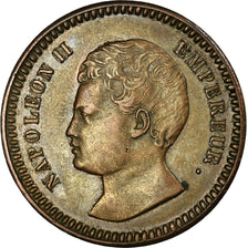 Munten, Frankrijk, Napoleon II, 10 Centimes, 1816, ESSAI, ZF+, Bronze