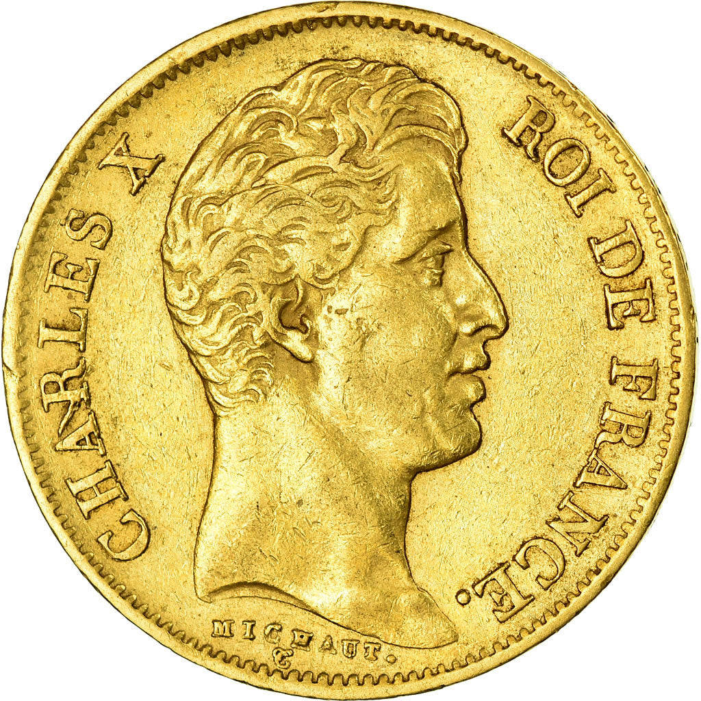 Münze, Frankreich, Charles X, 40 Francs, 1830, Paris, SS, Gold, KM:721.1