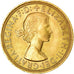 Coin, Great Britain, Elizabeth II, Sovereign, 1957, MS(64), Gold, KM:908