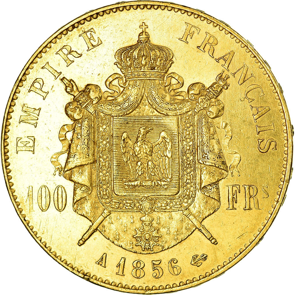 Monnaie, France, Napoleon III, 100 Francs, 1856, Paris, TTB, Or, Gadoury:1135
