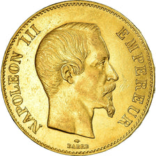 Münze, Frankreich, Napoleon III, 100 Francs, 1859, Paris, SS+, Gold, KM:786.1