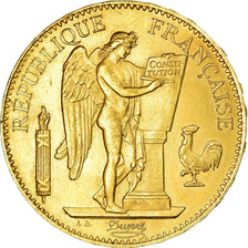 Coin, France, Génie, 100 Francs, 1882, Paris, MS(60-62), Gold, KM:832
