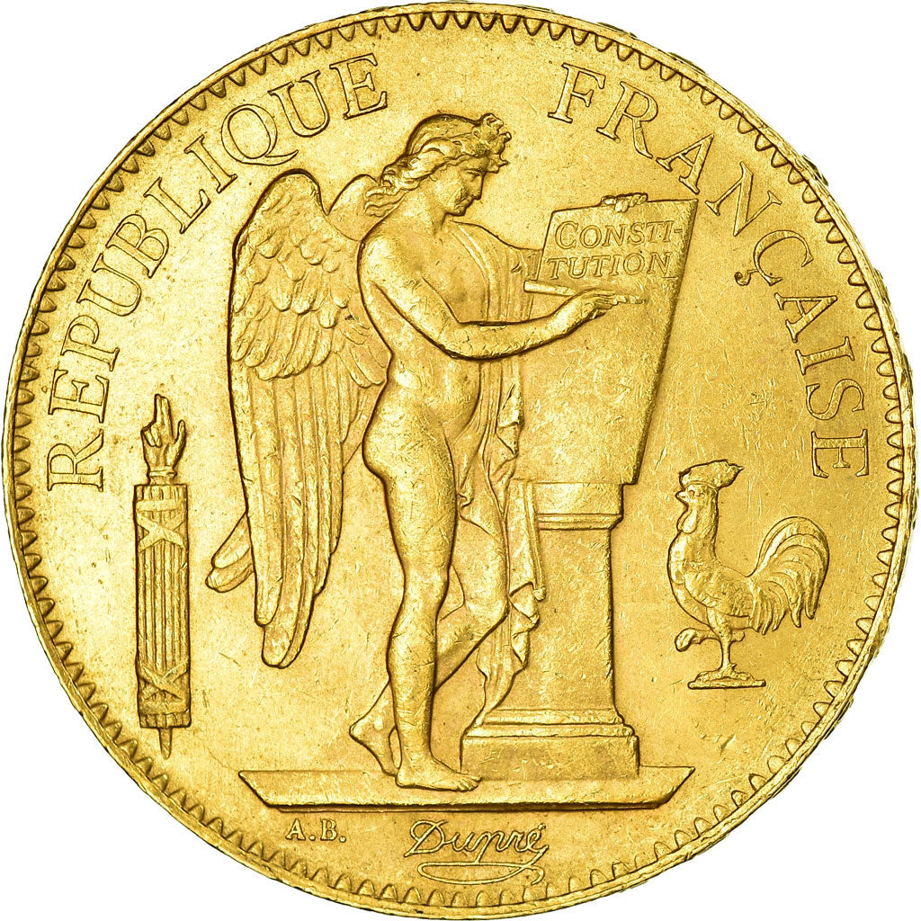 Coin, France, Génie, 100 Francs, 1886, Paris, MS(60-62), Gold, KM:832