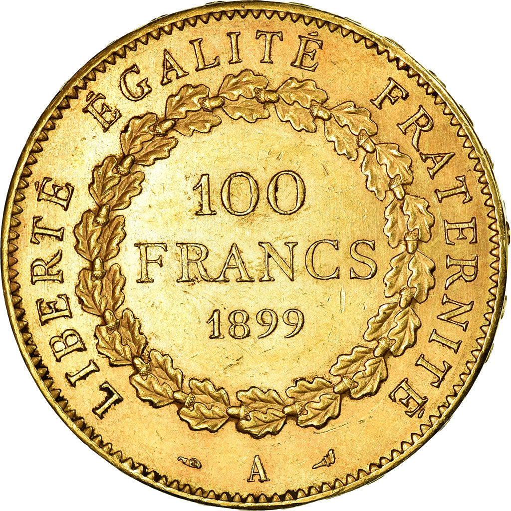 Coin, France, Génie, 100 Francs, 1899, Paris, MS(60-62), Gold, KM:832