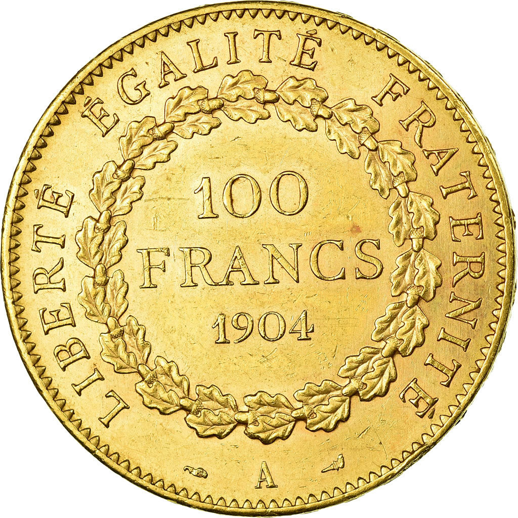Coin, France, Génie, 100 Francs, 1904, Paris, MS(60-62), Gold, KM:832