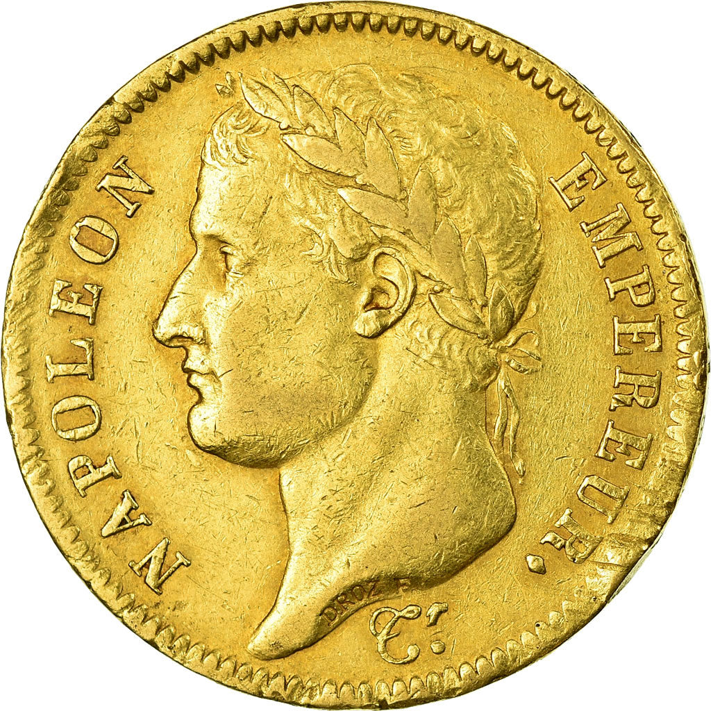 Munten, Frankrijk, Napoléon I, 40 Francs, 1811, Paris, ZF, Goud, KM:696.1
