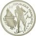 Moneda, Francia, Cross-country skier, 100 Francs, 1991, Albertville 92, FDC