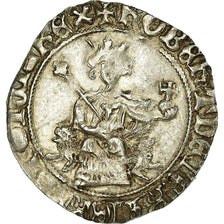 Coin, Italy, NAPLES, Robert d'Anjou, Carlin, Naples, EF(40-45), Silver