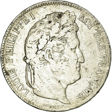 Monnaie, France, Louis-Philippe, 5 Francs, 1835, Strasbourg, TB, Argent