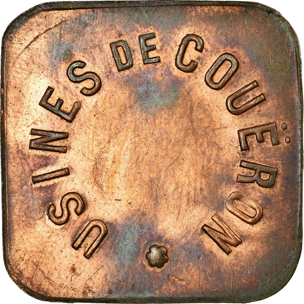 Münze, Frankreich, Usine de Couëron, Couëron, 25 Centimes, SS, Kupfer