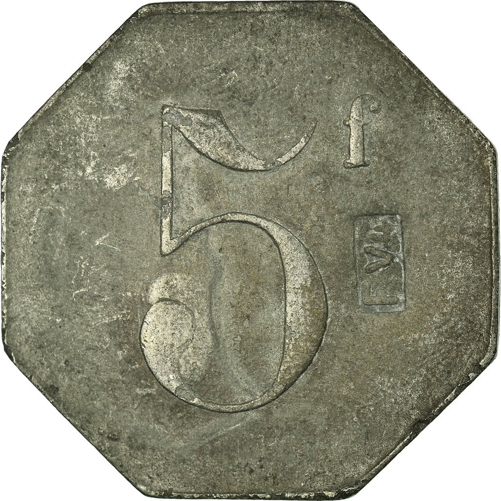 Coin, France, Société Coopérative de Consommation, Couëron, 5 Francs