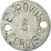 Coin, France, E. PROVOS, Le Croisic, 5 Centimes, EF(40-45), Aluminium, Elie:10.1