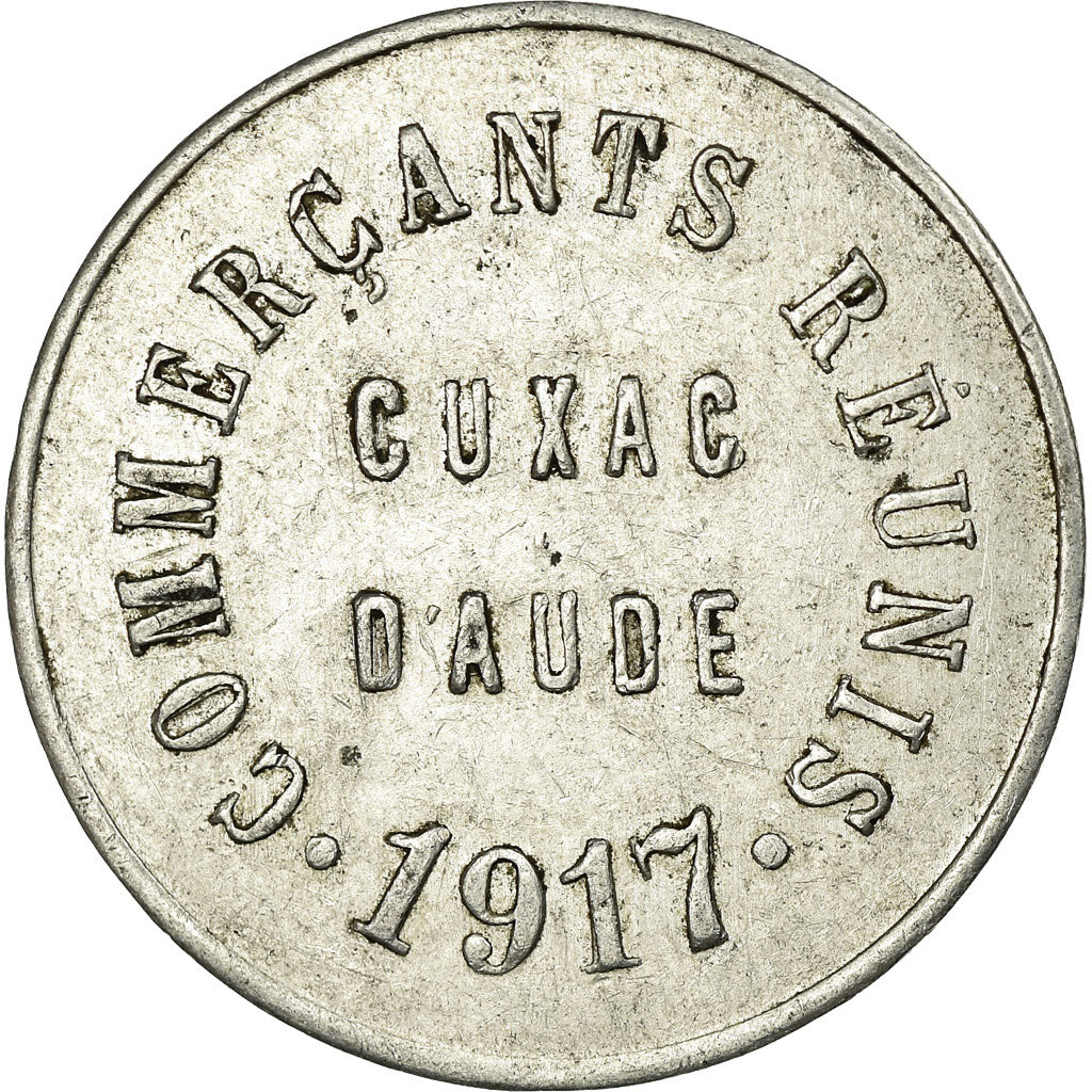 Münze, Frankreich, Commerçants Réunis, Cuxac-d'Aude, 10 Centimes, 1917, SS