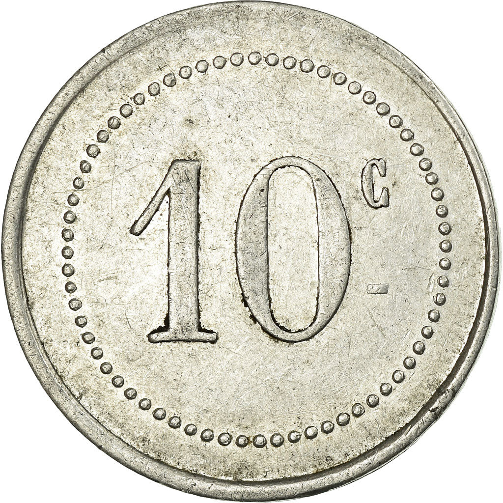 Münze, Frankreich, Commerçants Réunis, Cuxac-d'Aude, 10 Centimes, 1917, SS