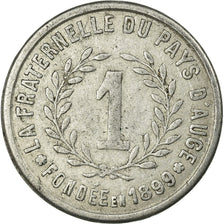Münze, Frankreich, La Fraternelle du Pays d'Auge, Dives-sur-Mer, 1 Franc, SS