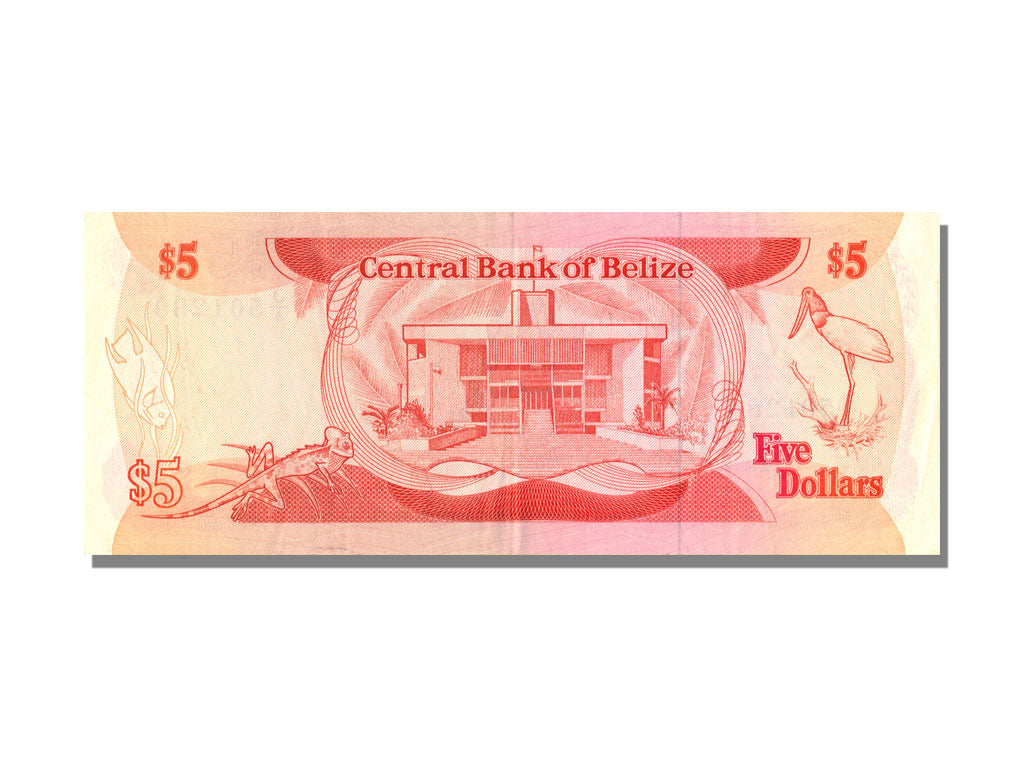 Banknote, Belize, 5 Dollars, 1987, 1987-01-01, UNC(63)