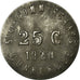 Coin, France, Société des Commerçants, Dunkerque, 25 Centimes, 1920
