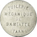 Monnaie, France, Tuilerie Mécanique, Damiatte, 10 Centimes, TTB, Aluminium