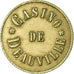 Monnaie, France, Casino de Deauville, Deauville, 5 Centimes, TTB+, Maillechort