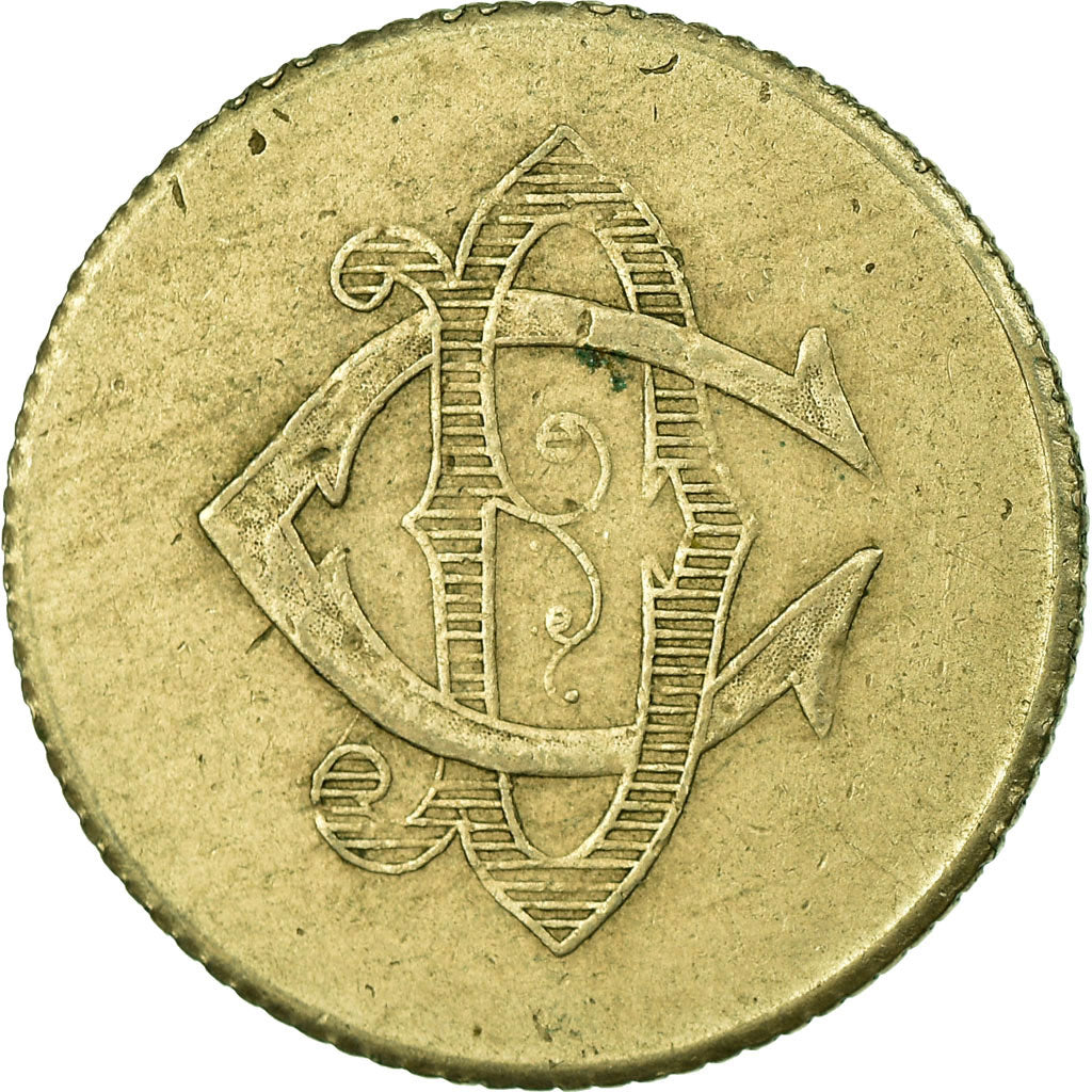 Monnaie, France, Casino de Deauville, Deauville, 5 Centimes, TTB+, Maillechort