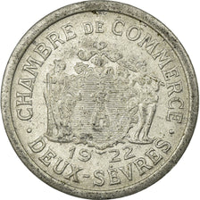 Coin, France, Chambre de Commerce, Deux-Sèvres, 10 Centimes, 1922, AU(50-53)
