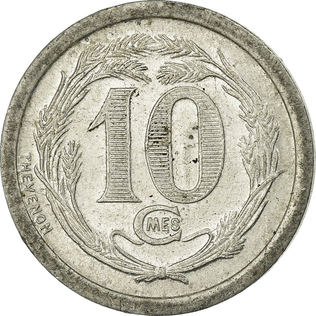 Coin, France, Chambre de Commerce, Deux-Sèvres, 10 Centimes, 1922, AU(50-53)