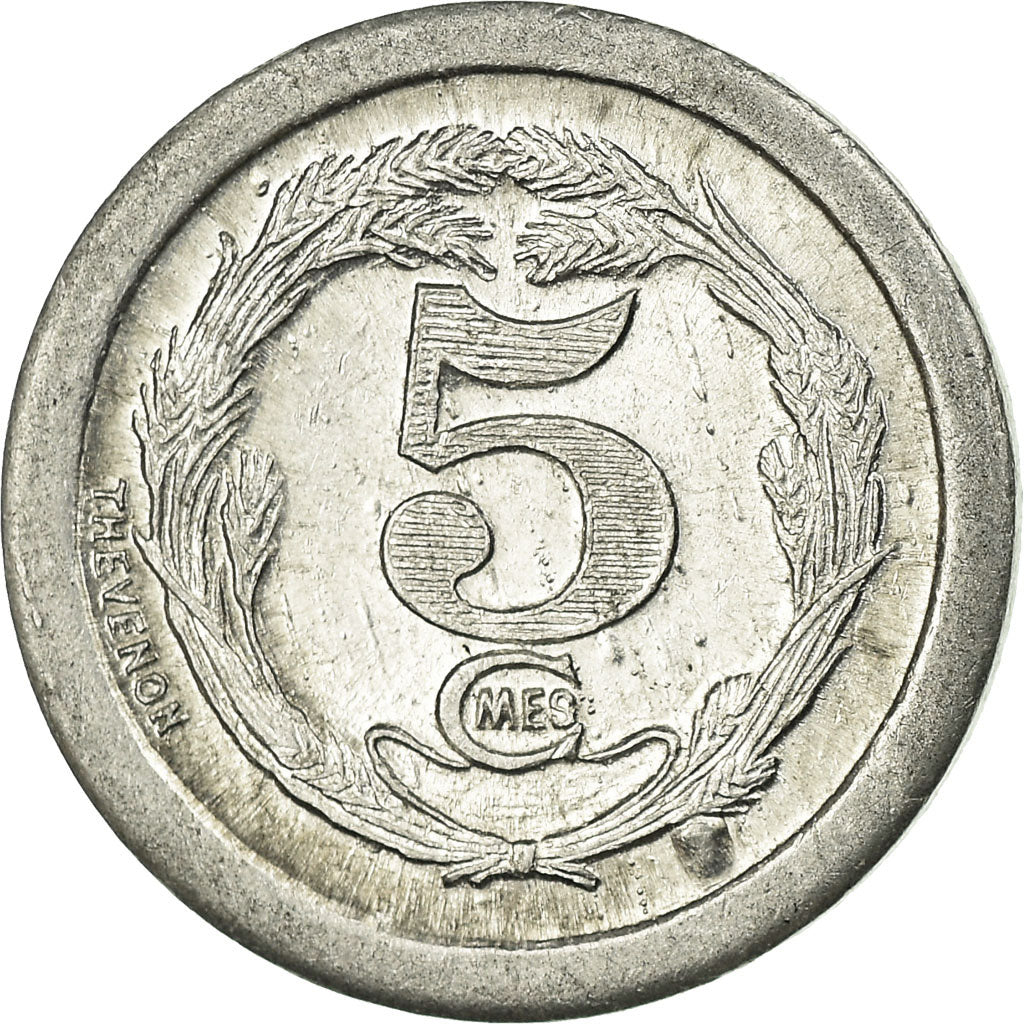 Coin, France, Chambre de Commerce, Deux-Sèvres, 5 Centimes, 1922, MS(63)
