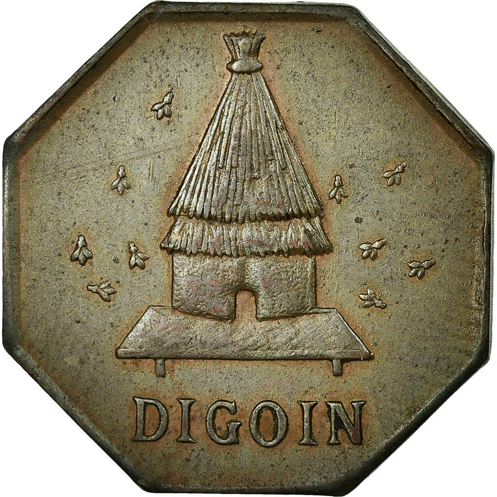 Monnaie, France, Société Coopérative La Ruche, Digoin, 5 Centimes, TTB+