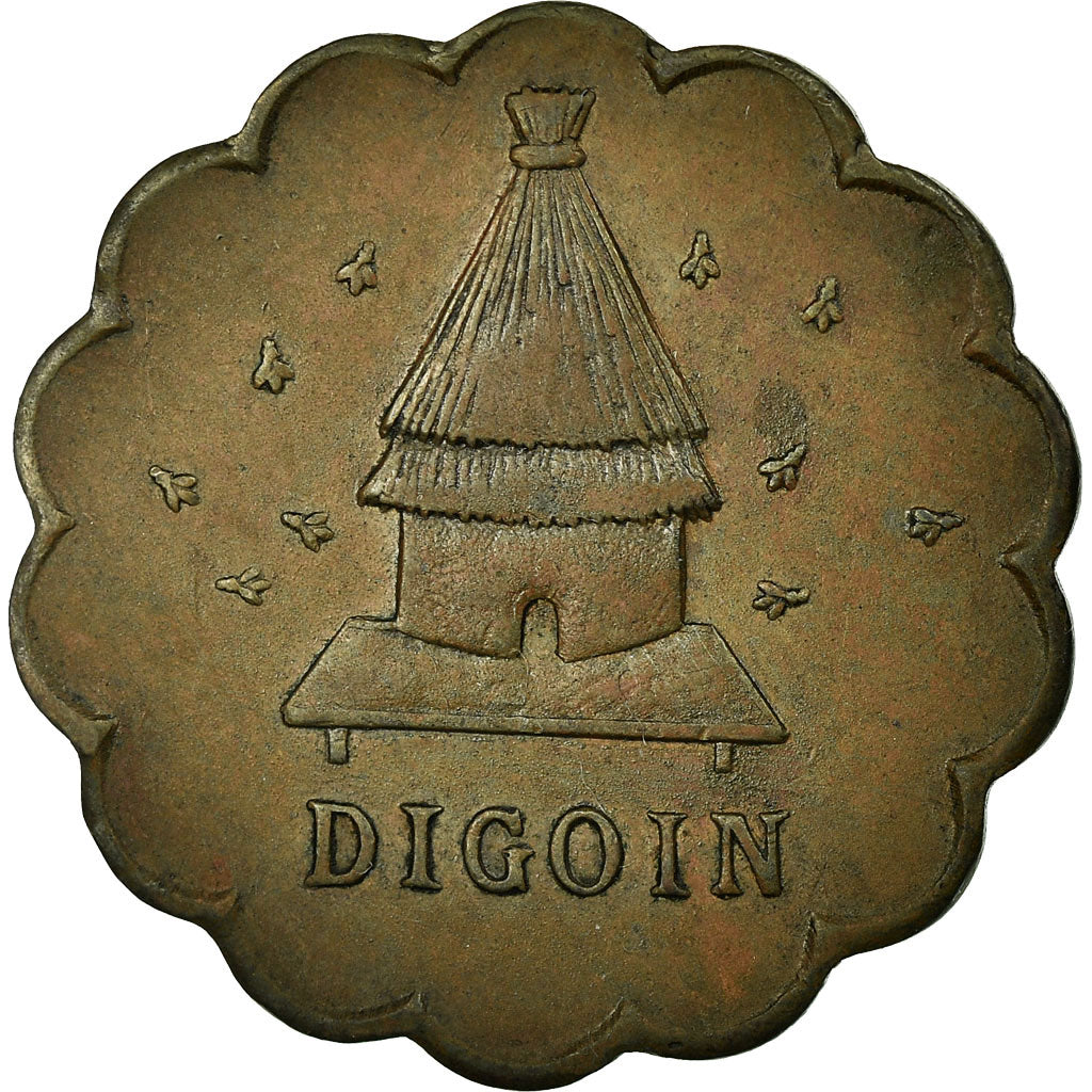 Monnaie, France, Société Coopérative La Ruche, Digoin, 10 Centimes, TTB