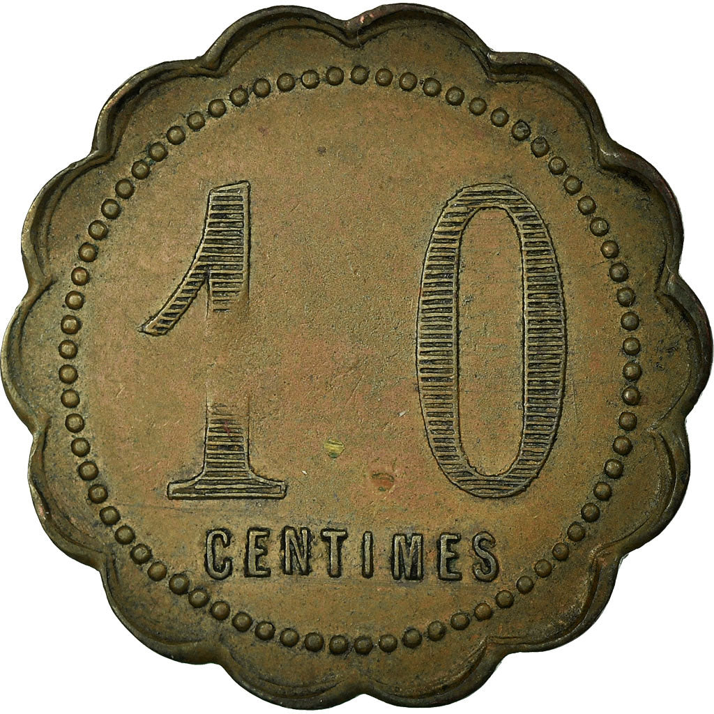 Monnaie, France, Société Coopérative La Ruche, Digoin, 10 Centimes, TTB