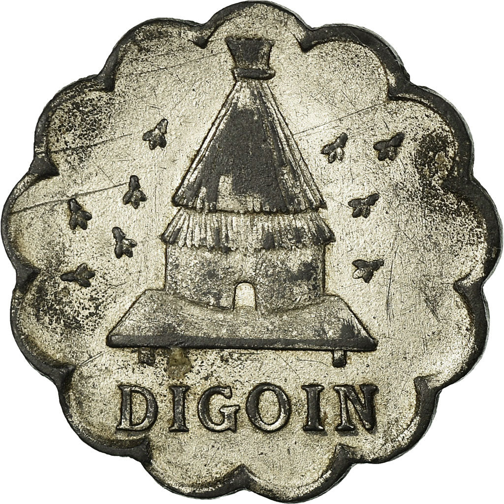 Monnaie, France, Société Coopérative La Ruche, Digoin, 50 Centimes, TTB, Zinc