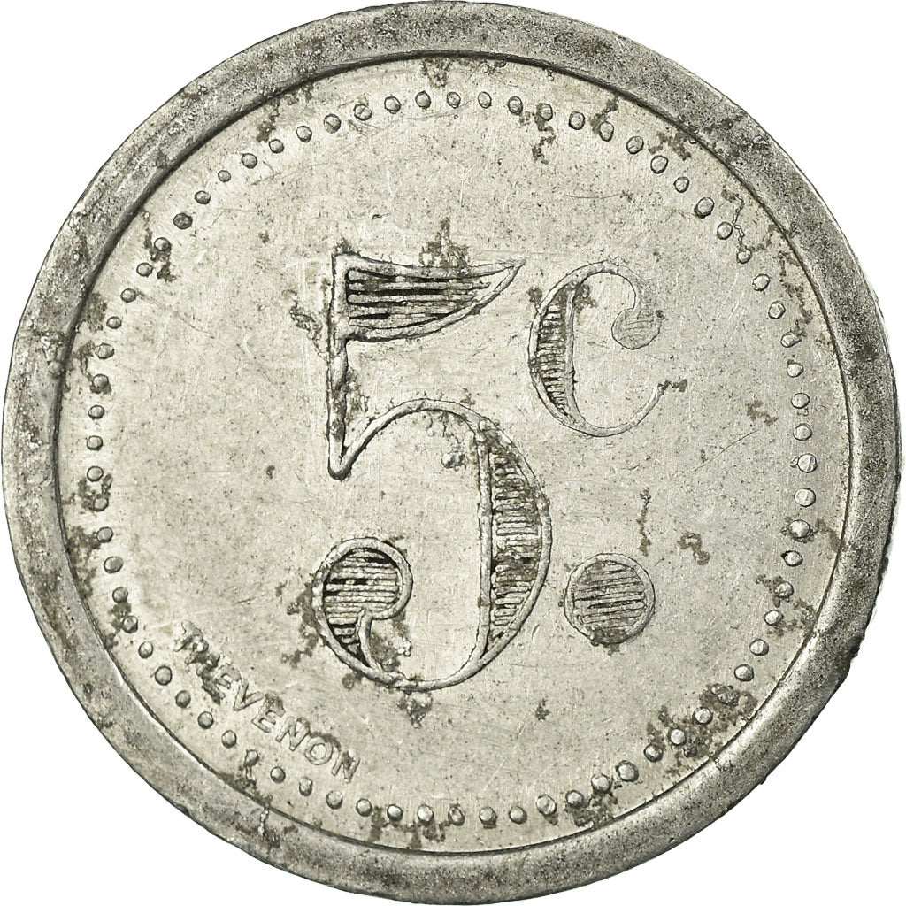 Coin, France, Chambre de Commerce, Elbeuf, 5 Centimes, 1921, EF(40-45)