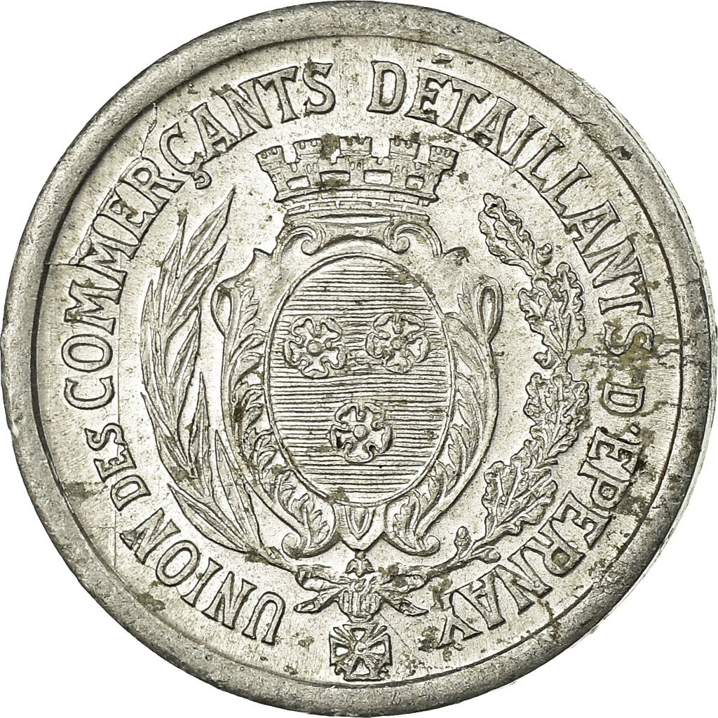 Münze, Frankreich, Union des Commerçants Détaillants, Epernay, 5 Centimes