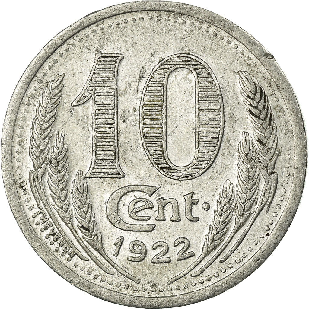 Münze, Frankreich, Chambre de Commerce d'Eure-et-Loire, 10 Centimes, 1922, SS+