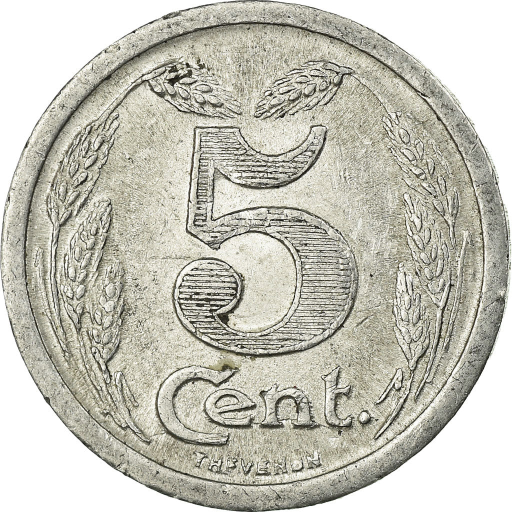 Münze, Frankreich, Chambre de Commerce, Evreux, 5 Centimes, 1921, SS+