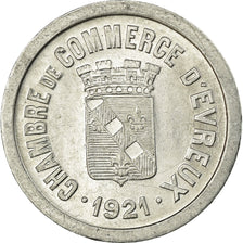Coin, France, Chambre de Commerce, Evreux, 10 Centimes, 1921, MS(63), Aluminium