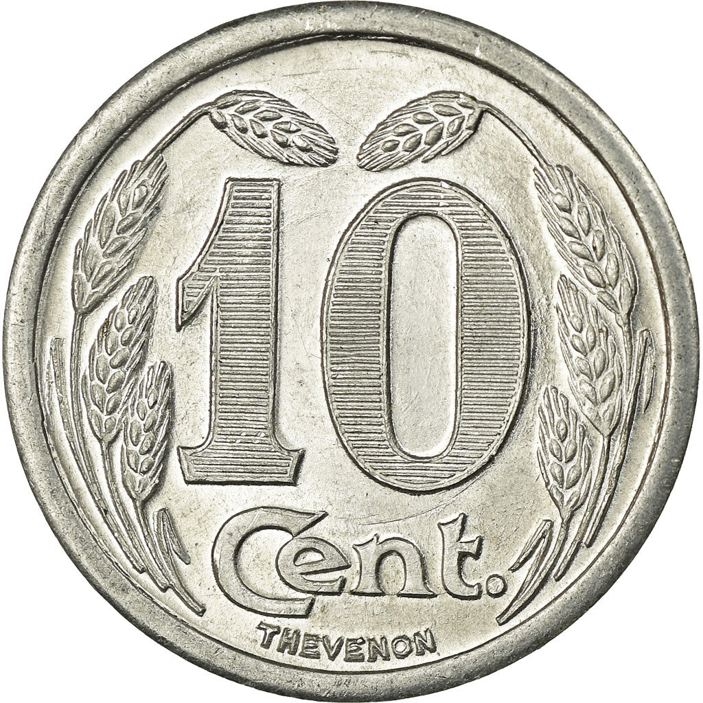 Coin, France, Chambre de Commerce, Evreux, 10 Centimes, 1921, MS(63), Aluminium