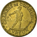 Coin, France, Chambre de Commerce, Evreux, 1 Franc, 1922, MS(60-62), Brass