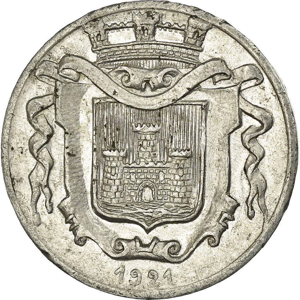 Coin, France, Union Commerciale et Industrielle, Falaise, 5 Centimes, 1921