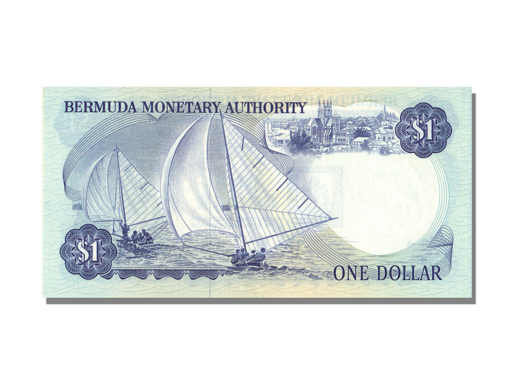 Billet, Bermuda, 1 Dollar, 1982, 1982-01-02, NEUF