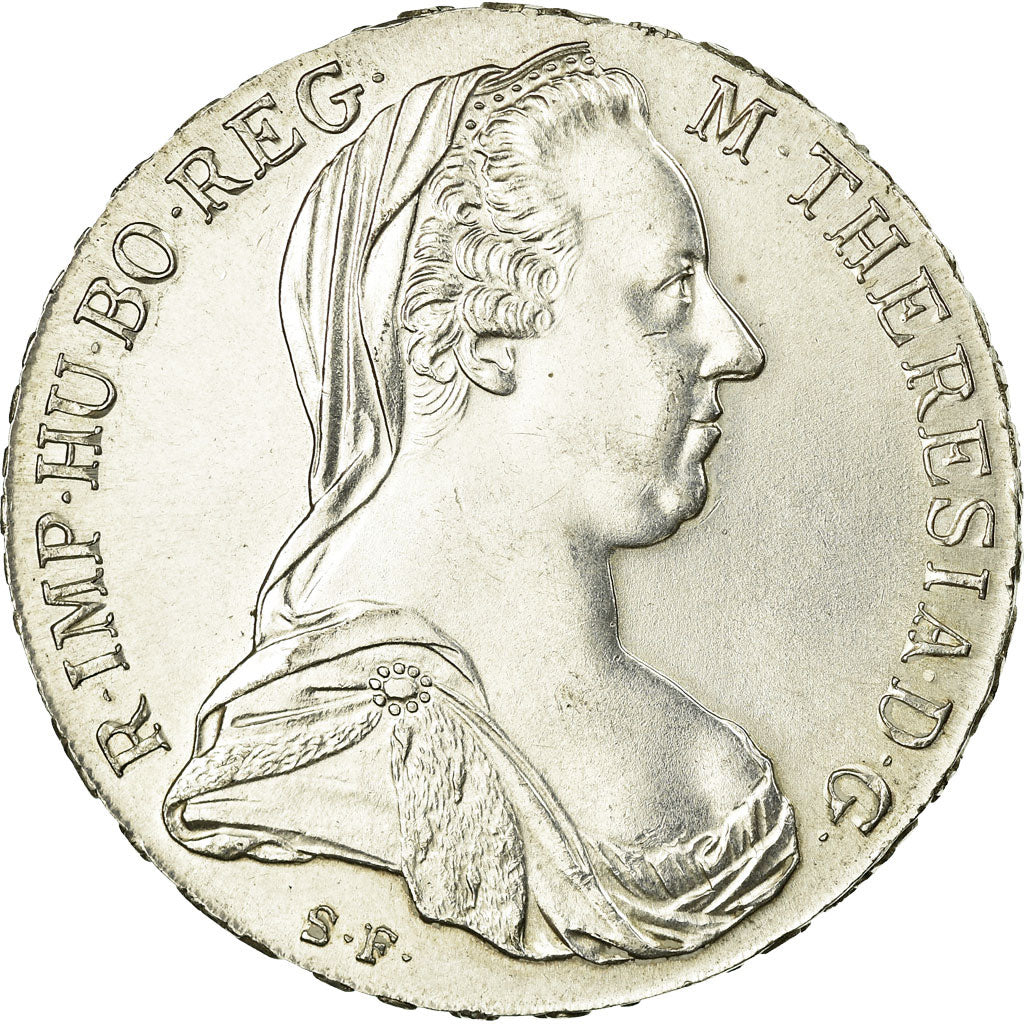 Coin, Austria, Joseph II, Thaler, 1780, Official restrike, MS(63), Silver, KM:T1