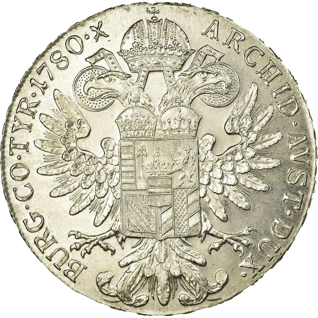 Coin, Austria, Joseph II, Thaler, 1780, Official restrike, MS(63), Silver, KM:T1