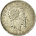 Coin, Italy, Vittorio Emanuele II, 5 Lire, 1864, Naples, EF(40-45), Silver