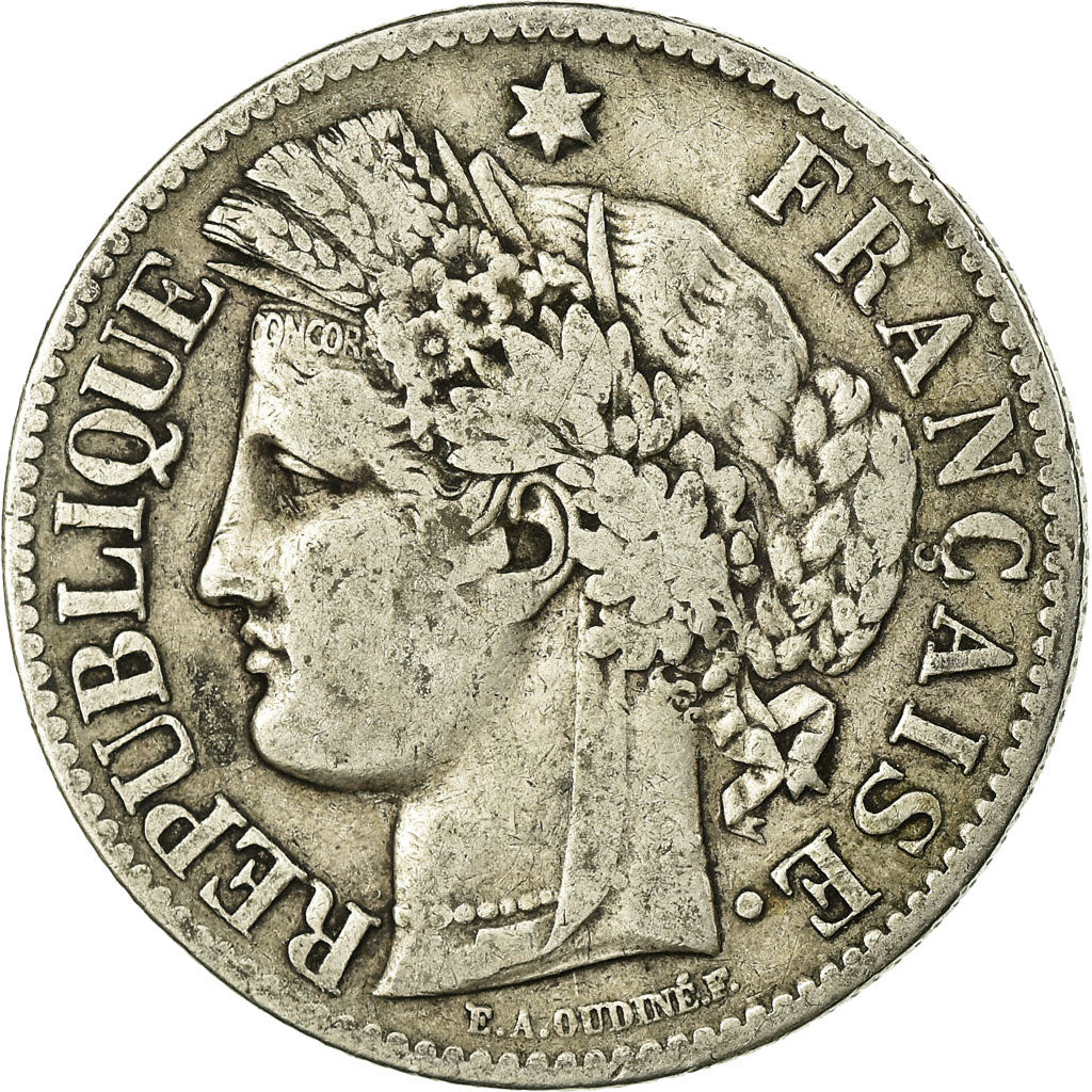 Coin, France, Cérès, 2 Francs, 1894, Paris, VF(30-35), Silver, KM:817.1