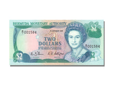Bermuda, 2 Dollars, 1988, KM #34a, 1988-10-01, UNC(65-70), B/1