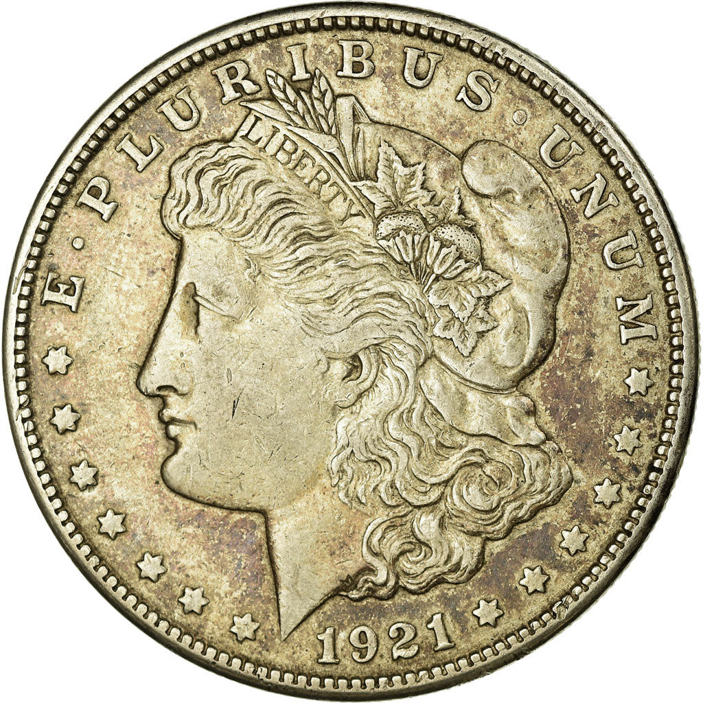 Coin, United States, Morgan Dollar, Dollar, 1921, San Francisco, EF(40-45)