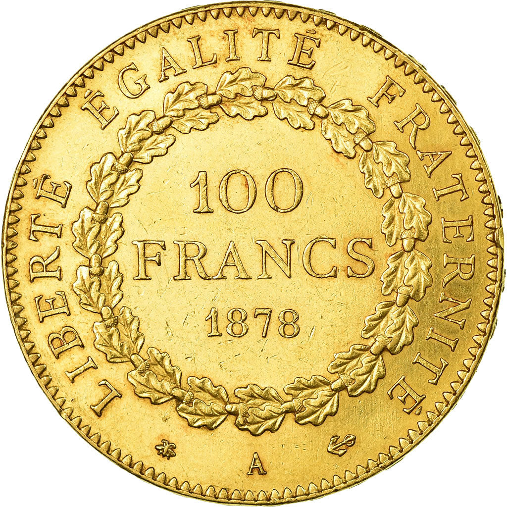 Monnaie, France, Génie, 100 Francs, 1878, Paris, SUP, Or, Gadoury:1137, KM:832