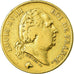 Moneta, Francia, Louis XVIII, Louis XVIII, 40 Francs, 1818, Lille, MB+, Oro